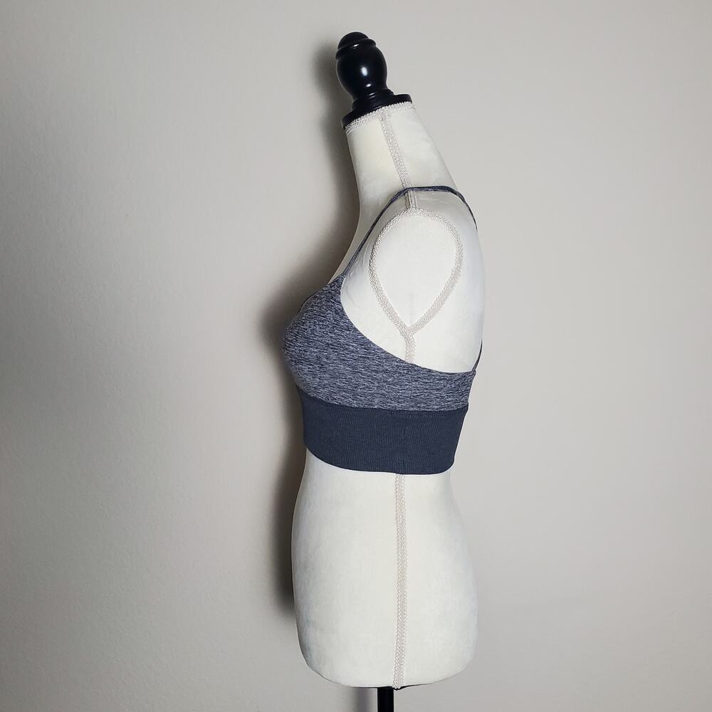 Alo Lush Heathered Gray Bra XS - Picture 4 of 6